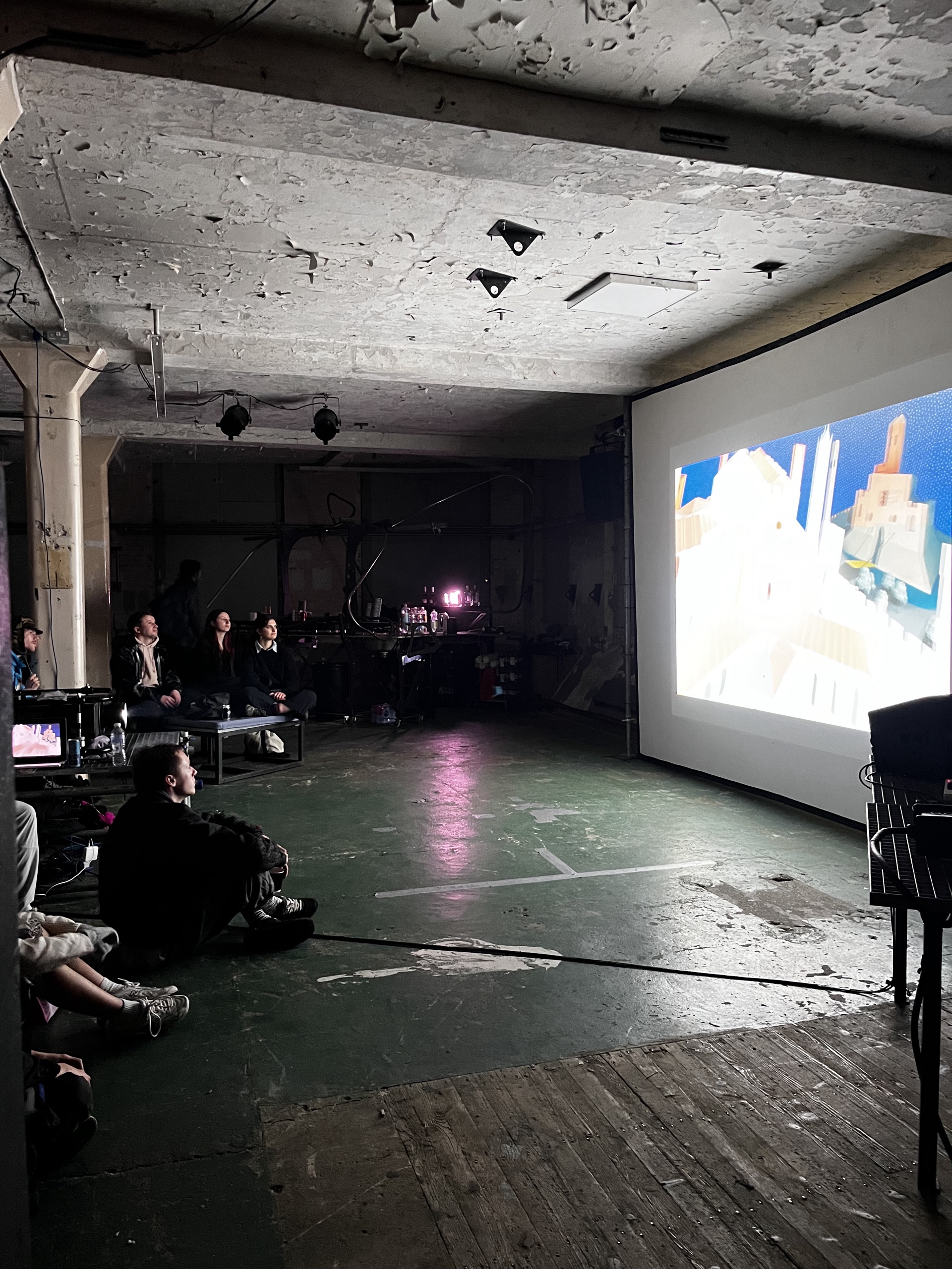 The screening at Algha's Plantroom