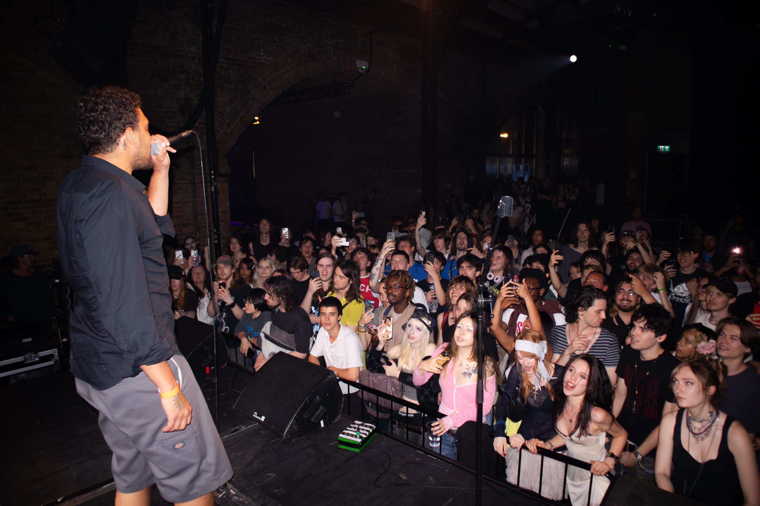Performing to the front row